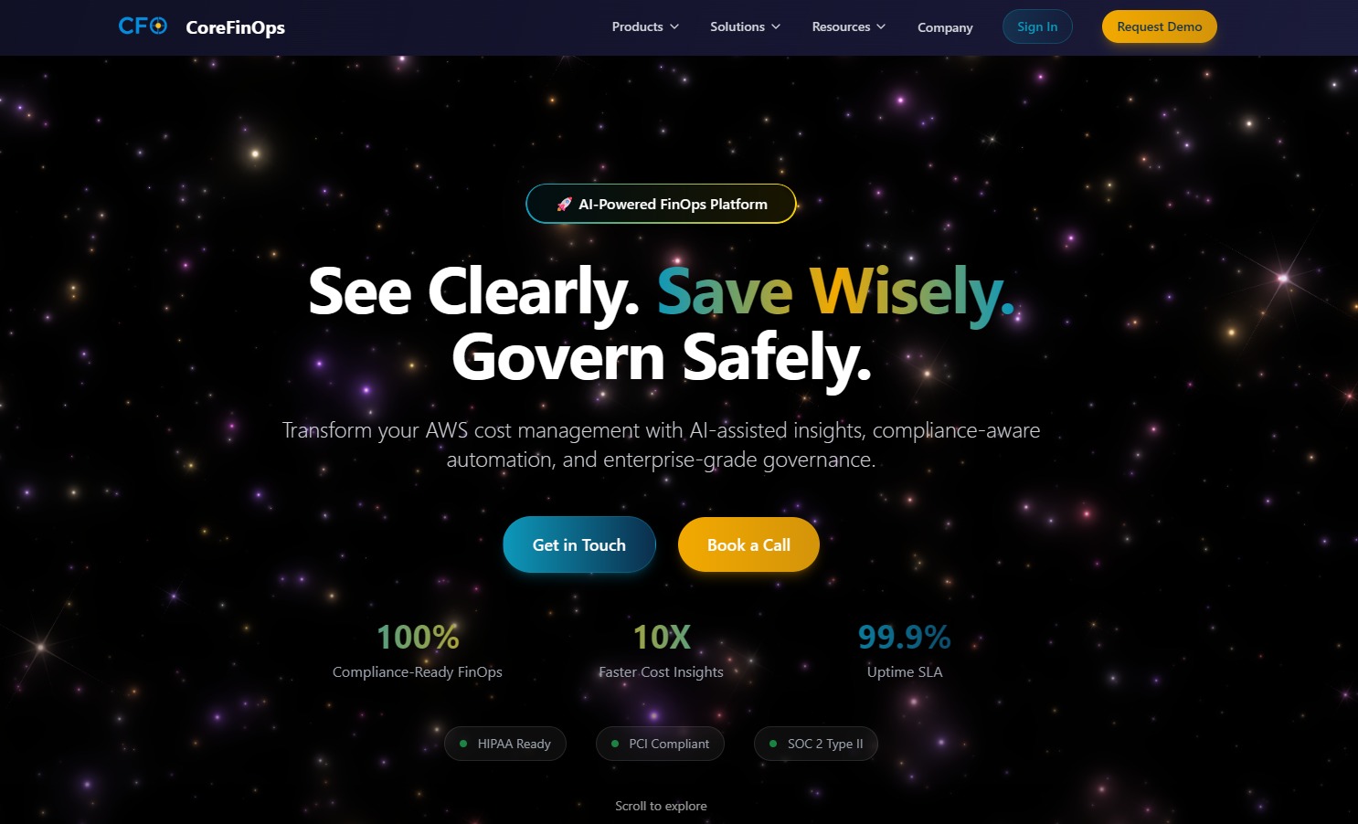 CoreFinOps Dashboard