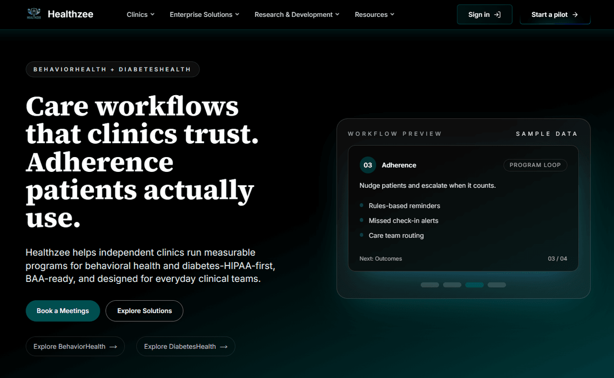 Healthzee AI Healthcare Platform