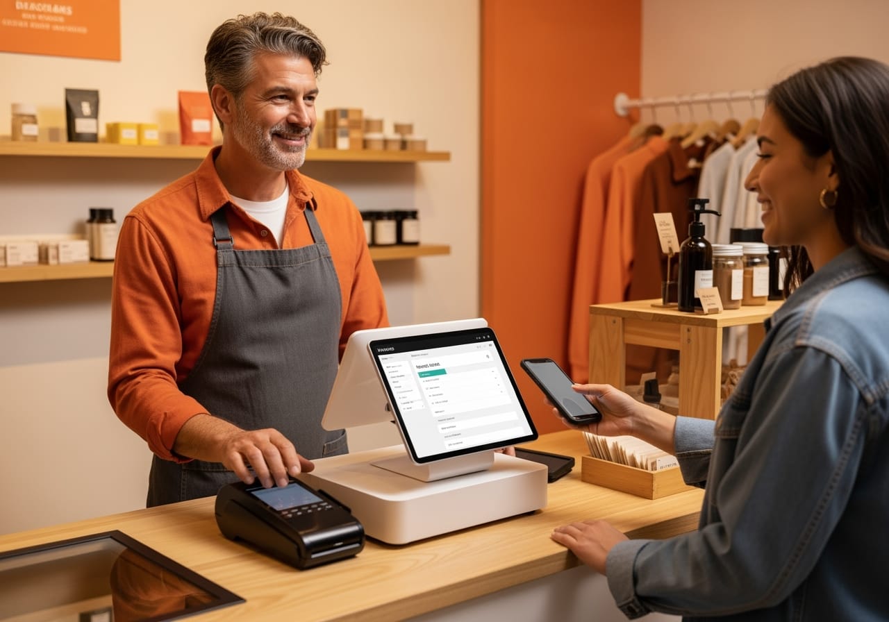 Unified commerce console showing multiple brands